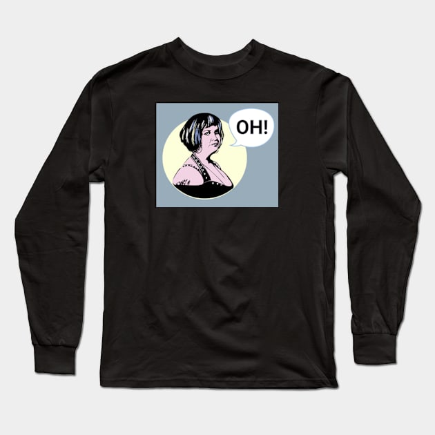 Gavin and Stacey Pop Art 'Oh!' Long Sleeve T-Shirt by Gallery XXII